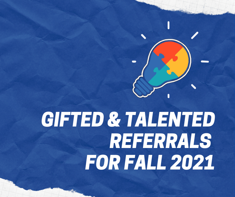 Gifted and Talented Referrals