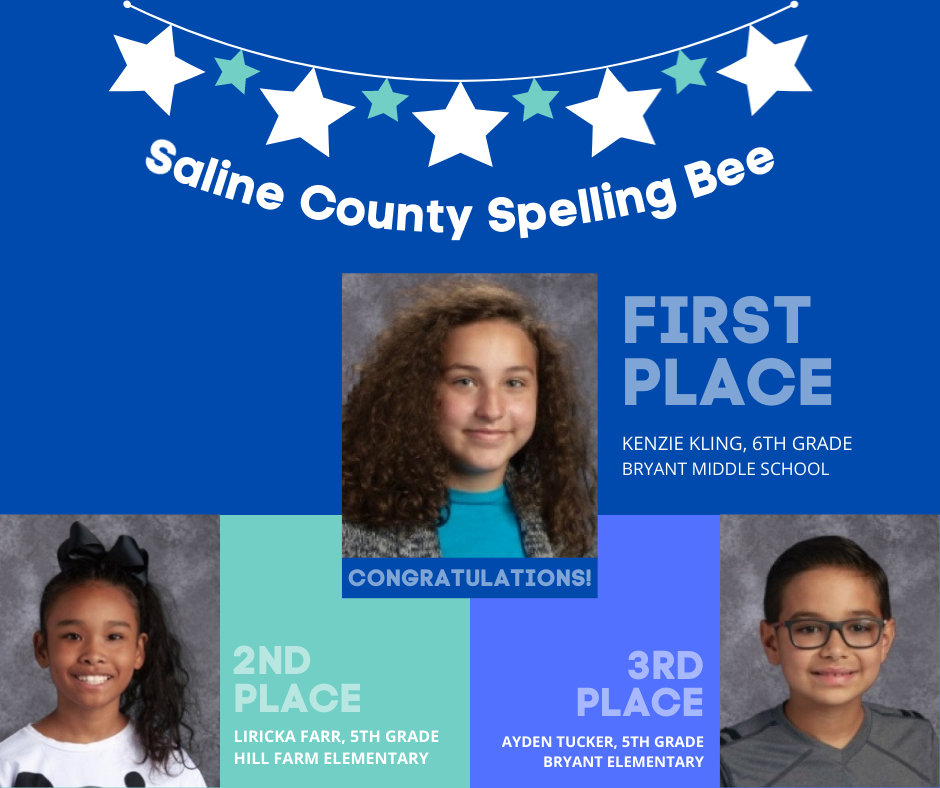 Saline County Spelling Bee Winners