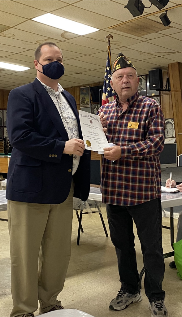 VFW Award for Will Heatherly