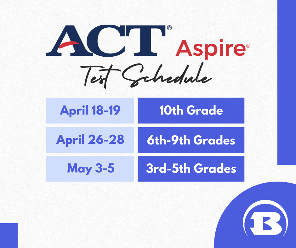 Act Aspire Test Schedul