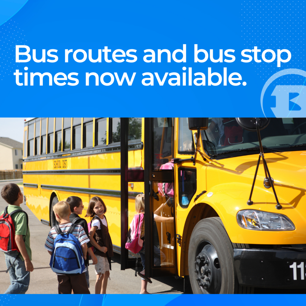 Bus Routes and Times Now Available