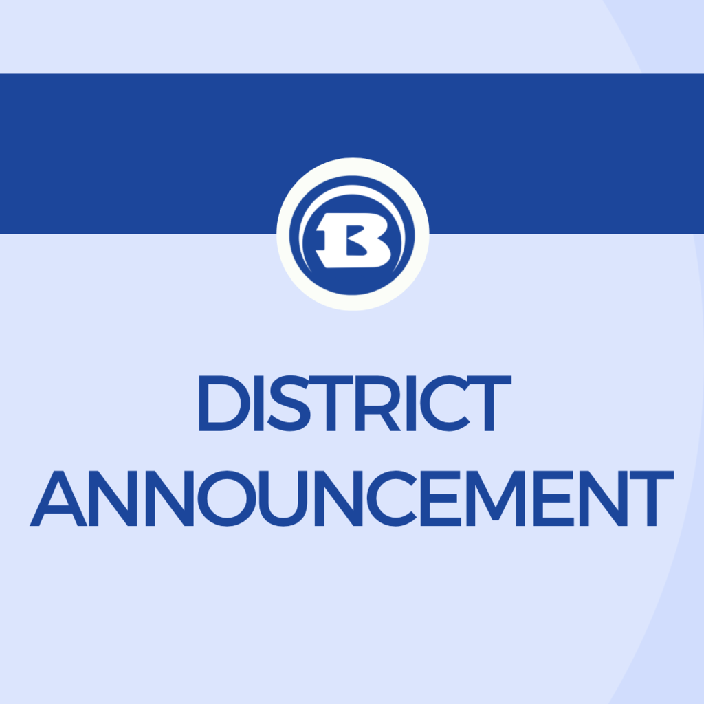 District Announcement